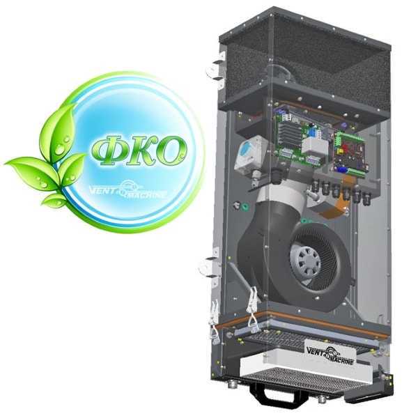 Приточная установка VentMachine V-stat FKO 4A с автоматикой GTC